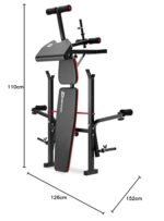 Hop-Sport HS-1055 Hantelbank-Set