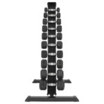 Hex-Hantelset mit Ständer, 1–10 kg