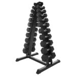 Hex-Hantelset mit Ständer, 1–10 kg